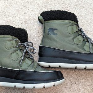 Sorel Explorer Carnival Insulated Waterproof Boots - Size 8